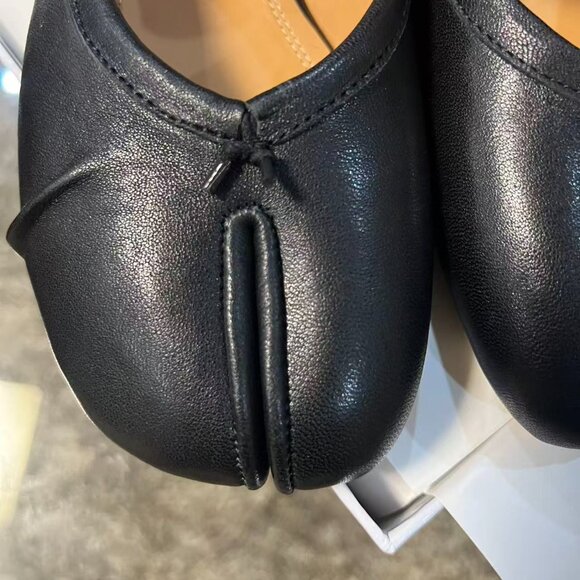 Maison Margiela Tabi Ballet Flats Black 38 - New With Box - Picture 5 of 5